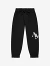 AMIRI KIDS STAGGERED SCRIBBLE LOGO JOGGERS