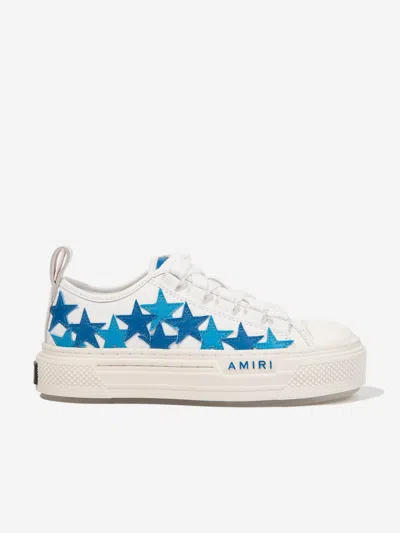 Amiri Kids Star Court Low Trainers In White