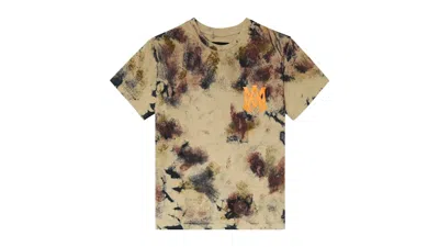 Pre-owned Amiri Kids' Tie Dye Camo Tee Shirt In Multi