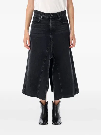 AMIRI KNEE-LENGTH DENIM SHORTS