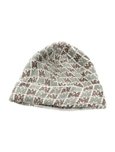Pre-owned Amiri Knitted Beanie In Green