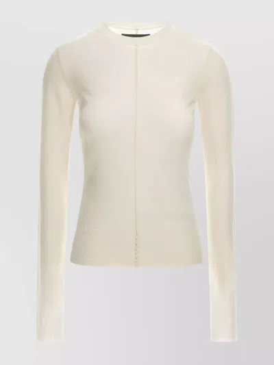 Amiri Knitwear Crew Neck Long Sleeves In Neutral