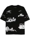 Amiri La Landmark T-shirt In Black