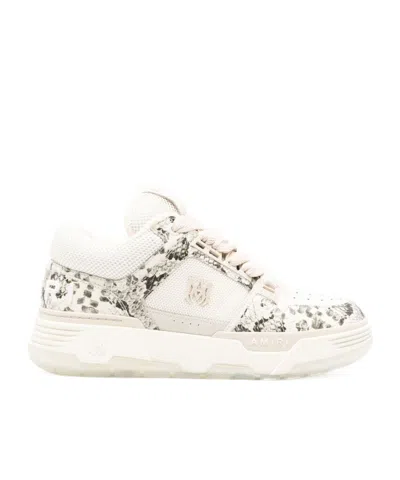 Amiri Lace-up Logo Low-cut Casual Shoes In White