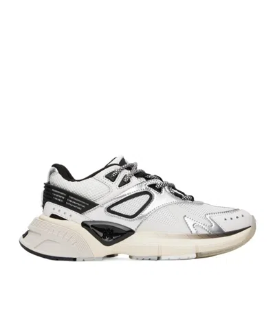 Amiri Lace-up Logo Sneakers In White