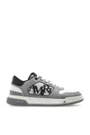 Amiri Grey 'classic Low' Sneakers With Maxi Logo On The Side And Logo Patch On The Tongue In Gray