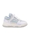 Amiri Chunky Sole Leather Mesh Sneakers In White
