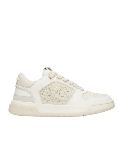 Amiri Lace-up Low-top Casual Sneakers In White