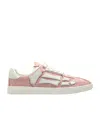 Amiri Monogram-embossed Lace-up Sneakers