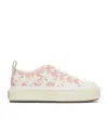 Amiri Stars Low-top Canvas Platform Sneakers In White