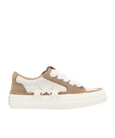 Amiri Lace-up Low-top Sneakers In White