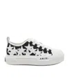 Amiri Star Pattern Rubber Sole Sneakers In White