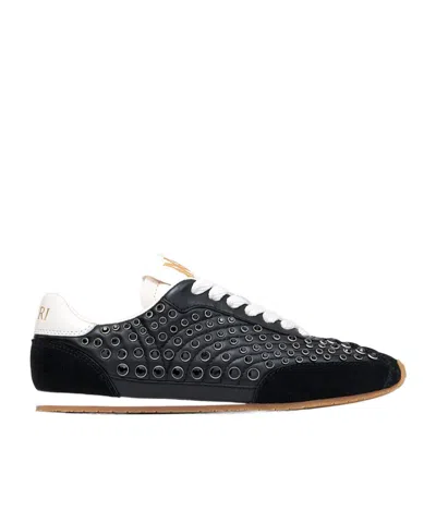 Amiri Studded Pacific Lace-up Shoes In Black