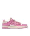Amiri Collegiate Skel Top Low Sneakers In Pink
