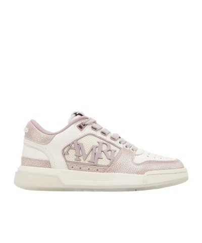 Amiri Lace-up Low-top Casual Sneakers In White