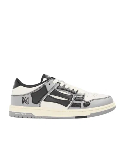 Amiri Lace-up Low-top Sneakers In Gray