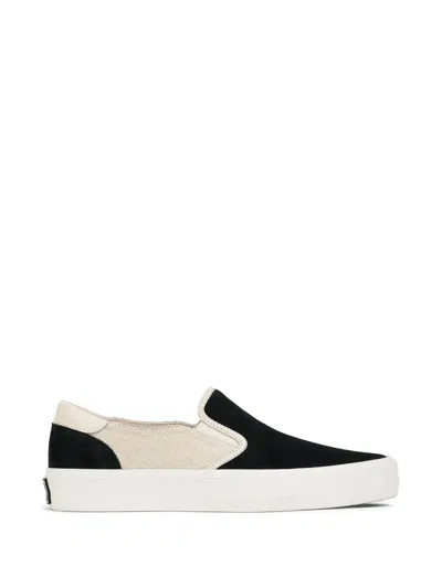 Amiri Laguna Leather Slip On Sneakers Low In Multi