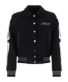 Amiri Lapel Casual Jacket In Black