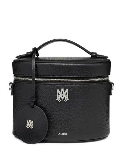 Amiri Large Top-handle Vanity Bag In Black