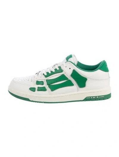 Pre-owned Amiri Leather Athletic Sneakers In Blue