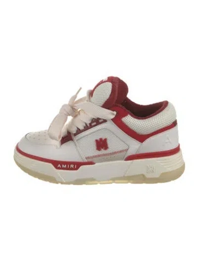 Pre-owned Amiri Leather Athletic Sneakers In White