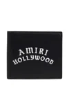 Amiri Leather Bi-fold Wallet In Black