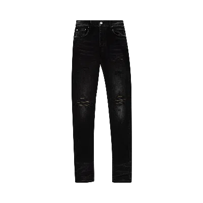Pre-owned Amiri Leather Camo Mx1 'aged Black'