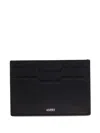 Amiri Leather Card Holder In Black