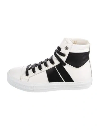 Pre-owned Amiri Leather Colorblock Pattern Sneakers In Multi