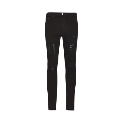 Pre-owned Amiri Leather Core Logo Jean 'black' | Men's Size 36