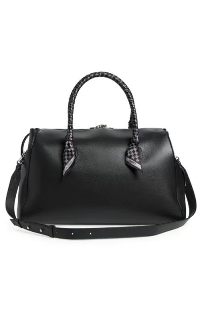 Amiri Leather Duffle Bag In Black