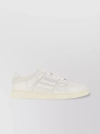 Amiri Leather High Top Sneakers With Rubber Sole
