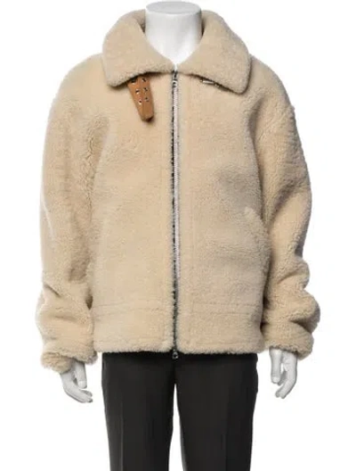 Pre-owned Amiri Leather Jacket In Neutral