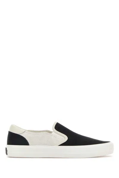 Amiri Leather Laguna Slip-on Sneakers In Animal Print
