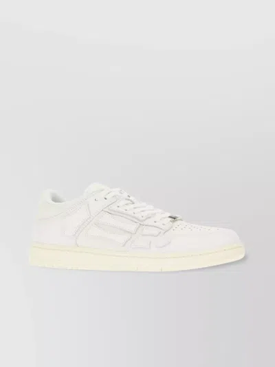 Amiri Leather Low-top Sneakers Padded Ankle In White