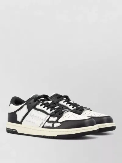 Amiri Leather Low-top Sneakers In Black