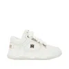 Amiri White Sneakers With Logo Patch On The Side And Logo Lettering On The Rear In Leather Man