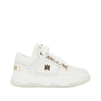 AMIRI LEATHER MA-1 METALLIC SNEAKERS