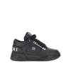 Amiri Black Sneakers With Logo Patch On The Side And Logo Lettering On The Rear In Leather Man