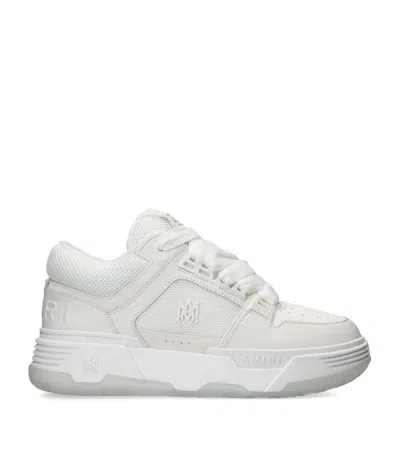 Amiri Mens White Ma-1 Leather And Mesh Low-top Trainers