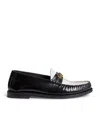 Amiri Leather Ma Chain Two-tone Loafers In Black