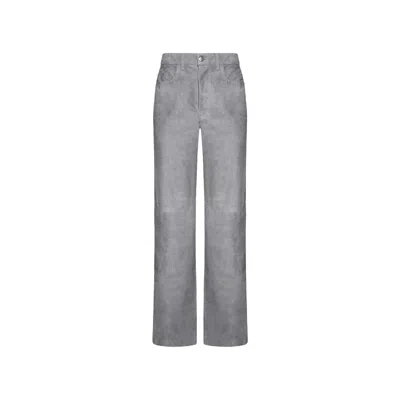 Amiri Leather Pants In Black