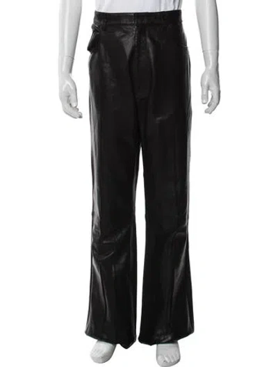 Pre-owned Amiri Leather Pants W/ Tags In Black