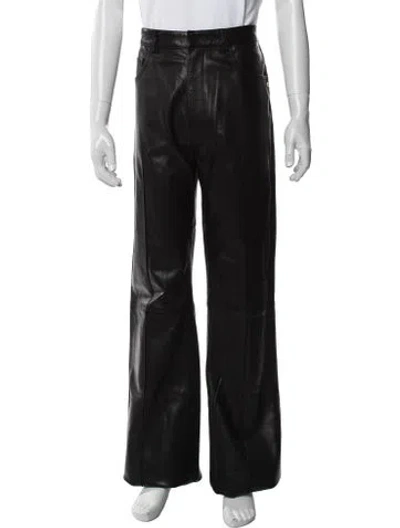 Pre-owned Amiri Leather Pants W/ Tags In Black