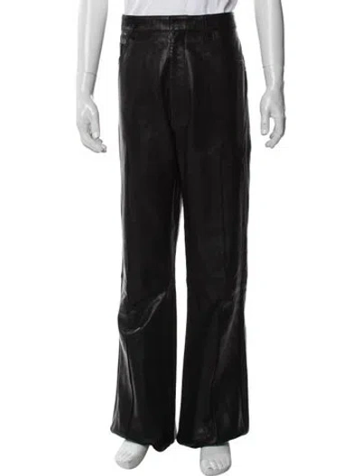 Pre-owned Amiri Leather Pants W/ Tags In Black