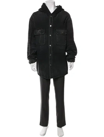 Pre-owned Amiri Leather Parka W/ Tags In Green