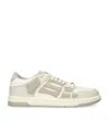 Amiri Leather Skel Low-top Sneakers In White