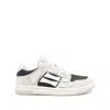 Amiri Pacific Bones Mixed Leather Sneakers