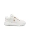 Amiri White Sneakers With Logo Patch On The Side And Logo Lettering On The Rear In Leather Man In Red