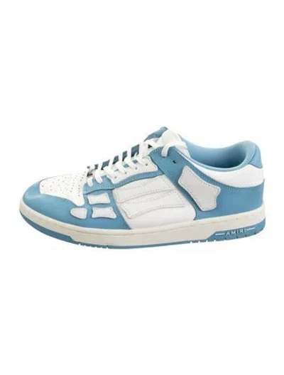 Pre-owned Amiri Leather Sneakers In Blue
